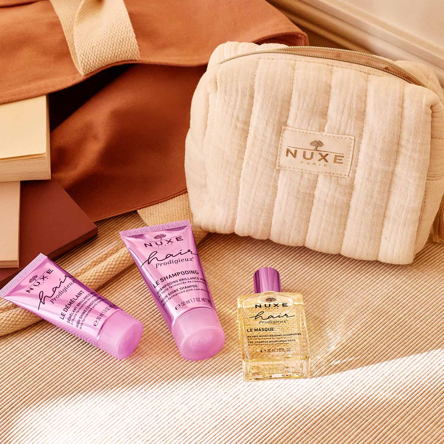 KIT DE VIAJE RITUAL PARA EL CABELLO HAIR PRODIGIEUX (SET PARA CUIDADO DEL CABELLO)